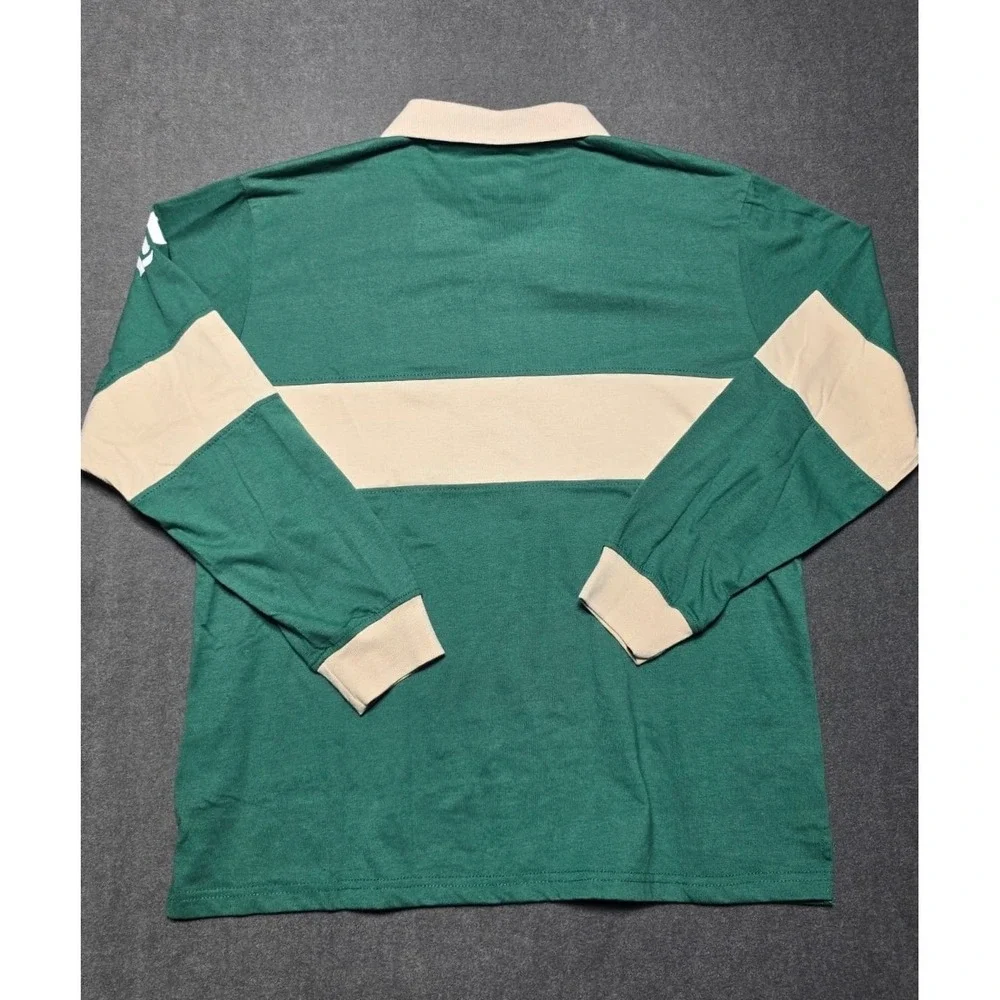 Chicago White Sox Shamrock‎ Miller Lite Rugby Polo Shirt Size M MLB Baseball